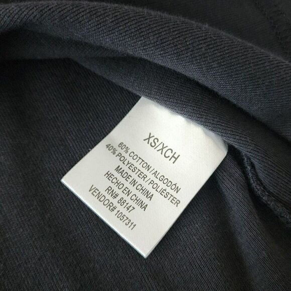 NWT - MJC Int Group - XS - Women's SKELETON Long Sleeve Pajama Black Top - Picture 4 of 4